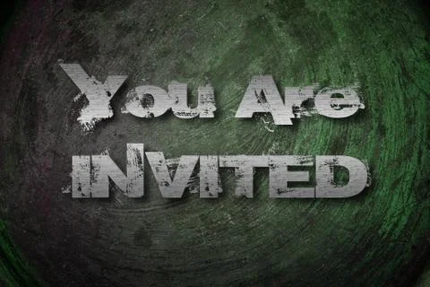 You are invited concept Stock Illustration