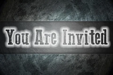 You are invited concept Stock Illustration