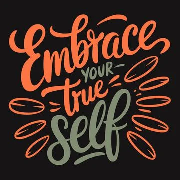 You Are Your Masterpiece Recognize and Celebrate Your Unique Beauty Stock Illustration