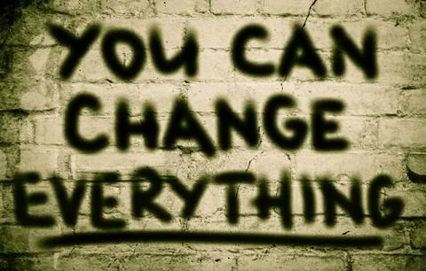 You Can Change Everything Concept Stock Illustration