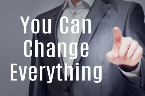 You Can Change Everything Stock Illustration