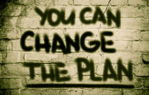 You can change the plan concept Stock Illustration