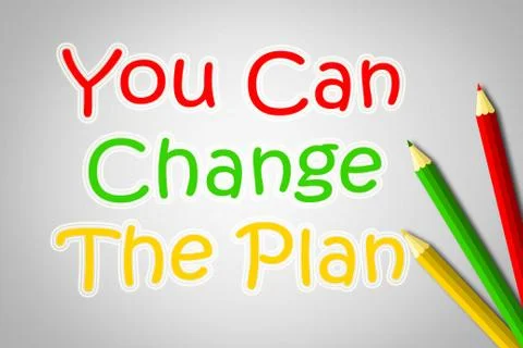 You can change the plan concept イラスト素材