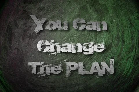 You can change the plan concept Stock Illustration
