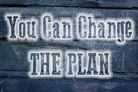 You can change the plan concept Stock Illustration