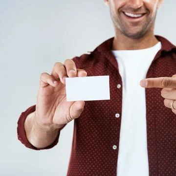 You can contact me using this. Studio shot of an unrecognizable man holding and Stock Photos