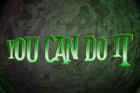You can do it concept Stock Illustration