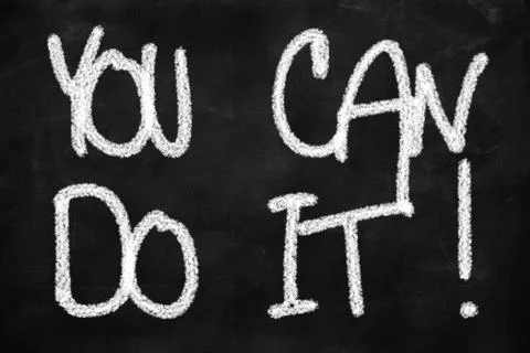 You can do it Ilustración de archivo