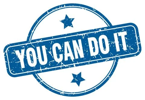 You can do it Ilustración de archivo