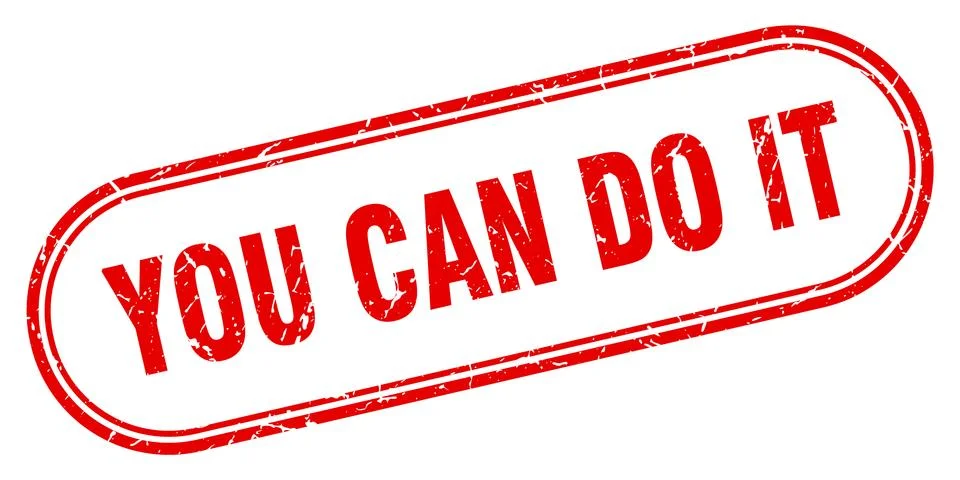You can do it Stock-Illustration