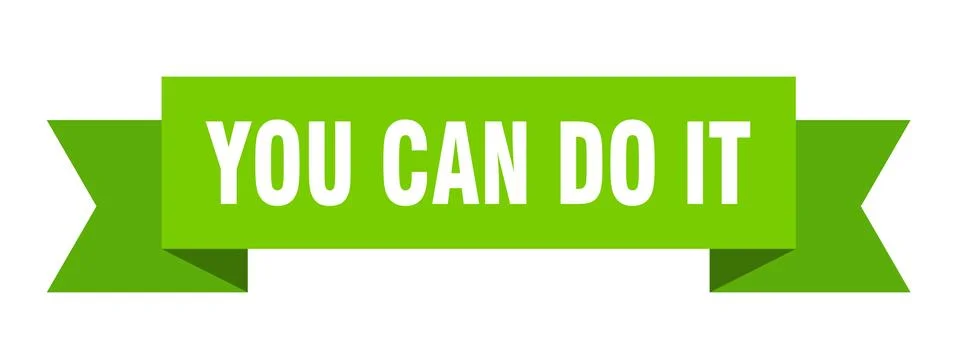 You can do it Ilustración de archivo