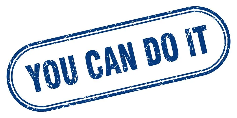 You can do it Ilustración de archivo