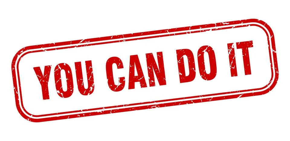 You can do it Ilustración de archivo