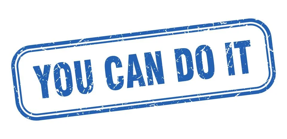 You can do it Ilustración de archivo