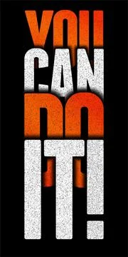 You can do it Ilustración de archivo