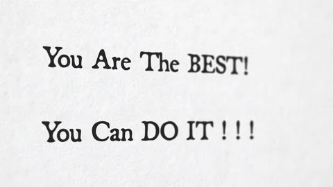 You Can Do It Motivational Quote Stock Footage 87791282