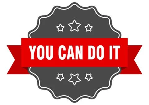 You can do it red label. you can do it isolated seal. you can do it Ilustración de archivo