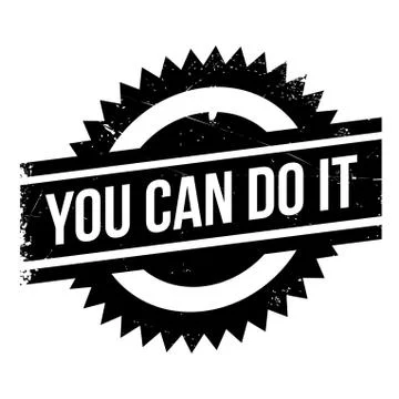 You can do it stamp Ilustración de archivo
