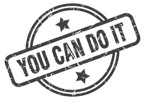 You can do it stamp Ilustración de archivo