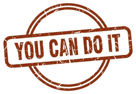 You can do it stamp Ilustración de archivo