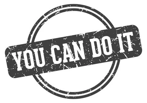 You can do it stamp Ilustración de archivo
