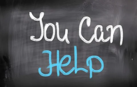 You can help concept Stock Illustration