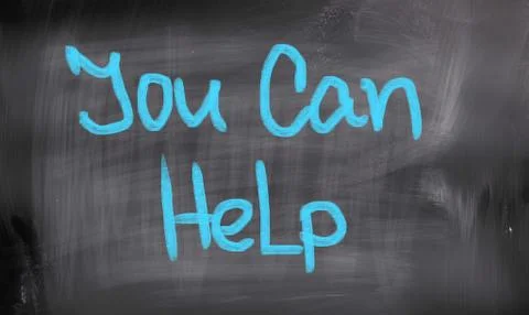 You can help concept Stock Illustration