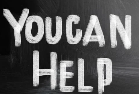You can help concept Stock Illustration