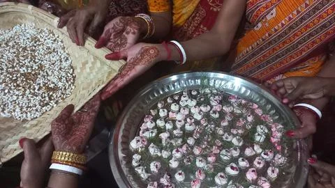 You can make urad dal badi at home Stock Photos