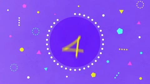 You can use it for opening events and videos. Cute countdown animation. 動画素材 162217420