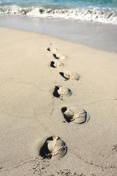 You footsteps Stock Photos