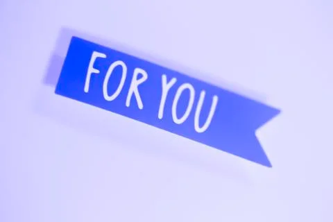 For you greetings message Stock Photos
