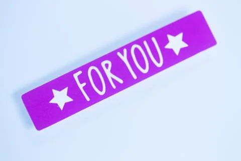 For you greetings message Stock Photos
