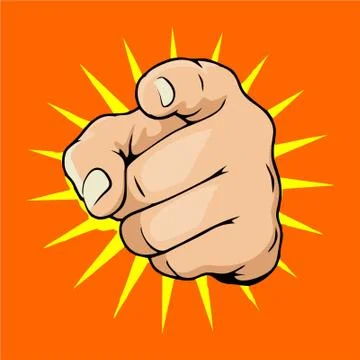 You hand logo vector design Stock Illustration