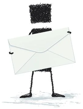 You have a message Stock Illustration