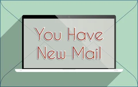 You have new mail 스톡 일러스트