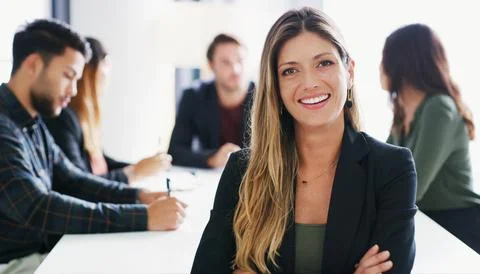 You have to show great commitment towards achieving success. Portrait of a young Stock Photos