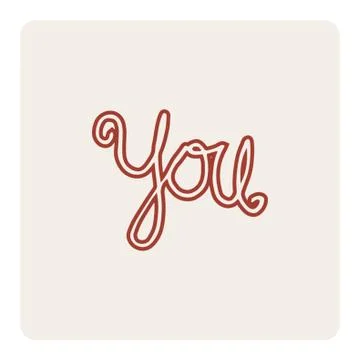 You Stock Illustration