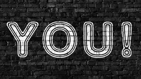 You! Looping footage has 4K resolution. Prores 4444. Stock Footage 106809206