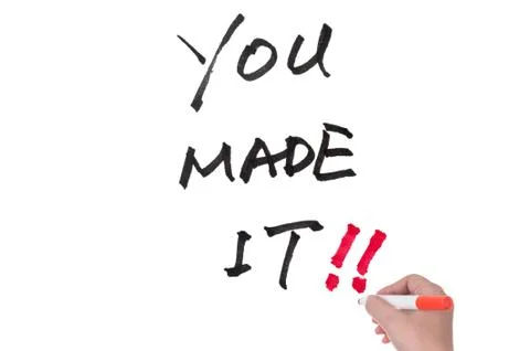 You made it Stock Illustration