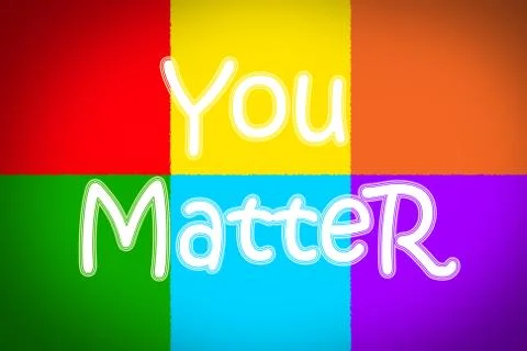 You matter concept Stock Illustration