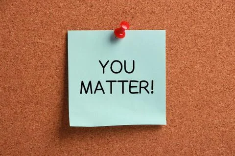 You Matter Stock Photos