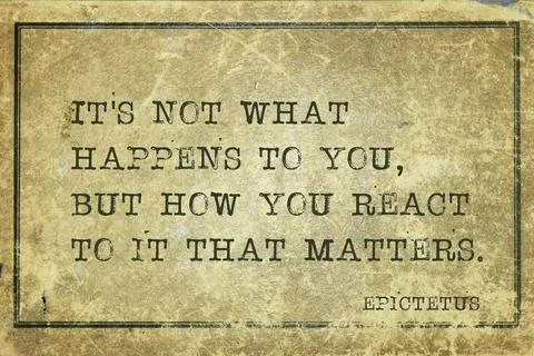You react Epictetus イラスト素材