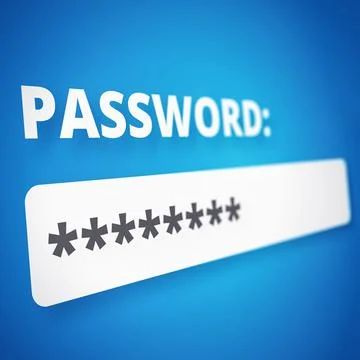 You shall not pass without a password. Shot of the login page of a website -  스톡 사진