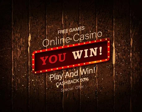 You win banner Stock Illustration
