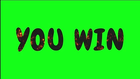 You Win Text Animation Stock Footage 309451833