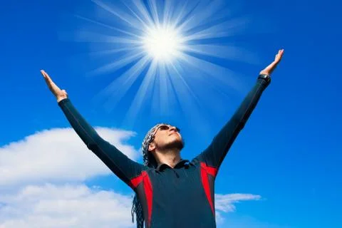 Young active man Stock Photos