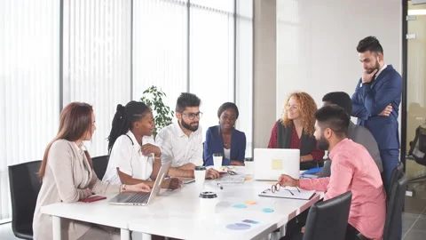 Young active students are going to take up a small business Stock Footage 103026944