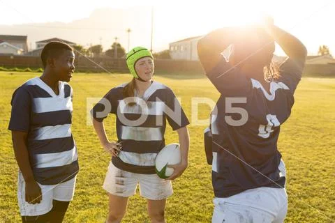 Young Adult Female Rugby Team