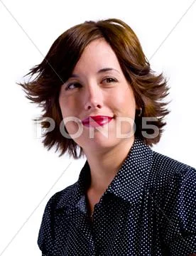 Young Adult Woman Isolated Stock Photos